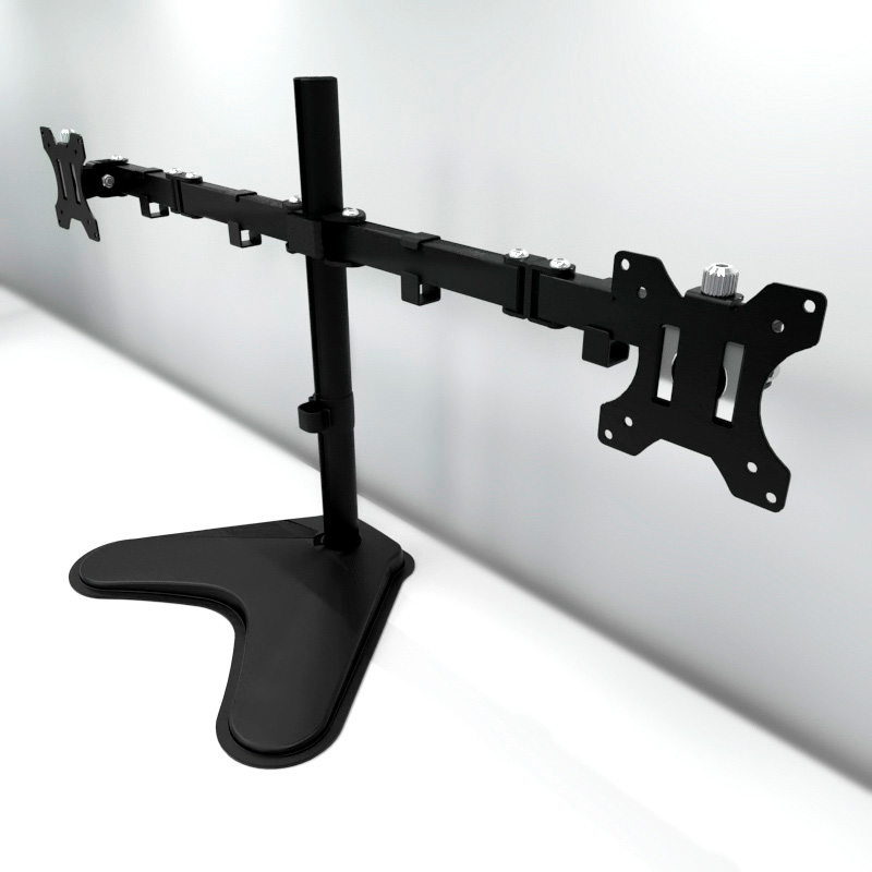 KLIPXTREME BASE DOBLE PARA MONITOR 13"-32" HASTA 8KG NEGRO (KPM-311) - Promotech