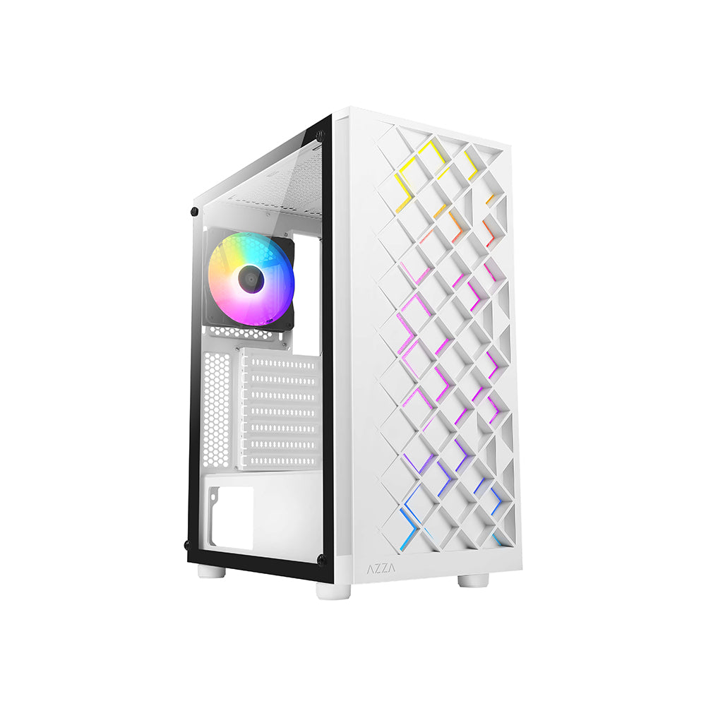 AZZA CASE SPECTRA 280 ATX NEGRO ATX MICRO-ATX ITX (CSAZ-280B) - AZZA