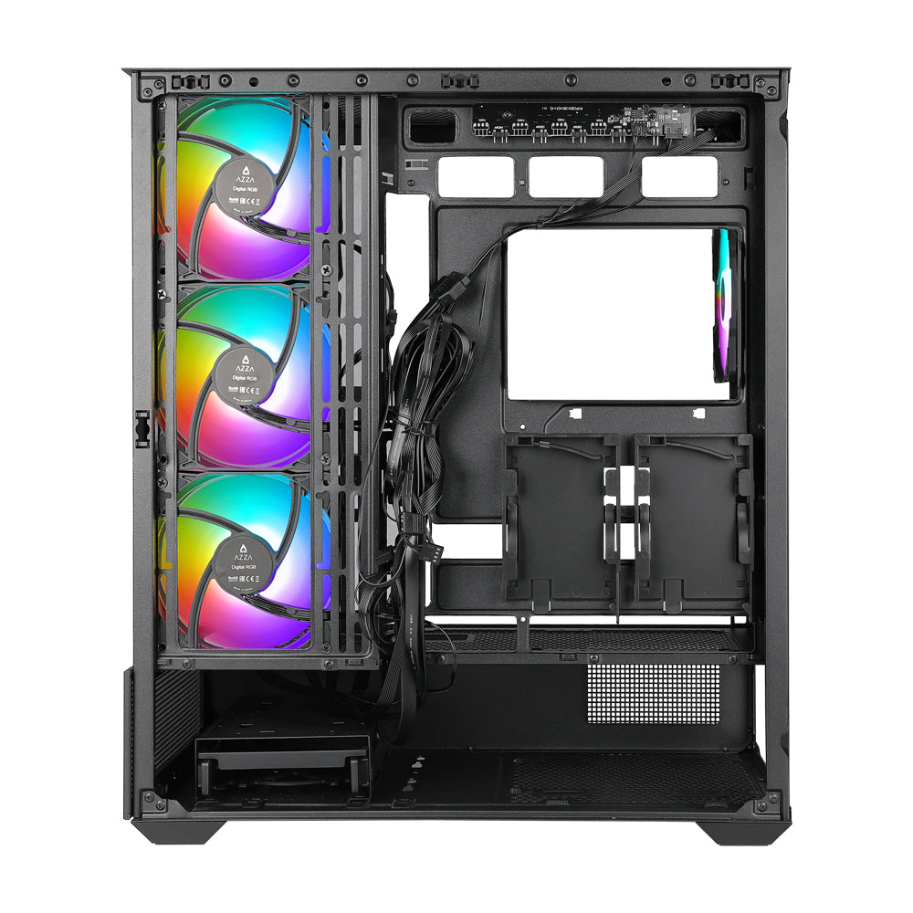 AZZA CASE TIARA 501B ATX MID TOWER ATX MICRO ATX  ITX VIDRIO TEMPLADO  1x USB 3. - AZZA