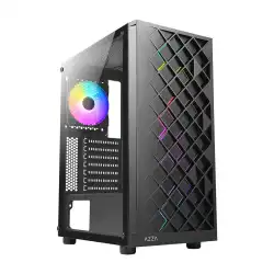 AZZA CASE VC05-1003  ATX / MICRO 1 BAYS 5.25" / 2BAYS 3.5"/ 3 BAYS 2.5" CON FUEN - Pc Actual
