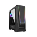 AZZA CASE VC20-1709 MID ATX, Micro ATX, ITX 2x USB 2.0 1xMIC 1x HD AUDIO CON FUE - AZZA