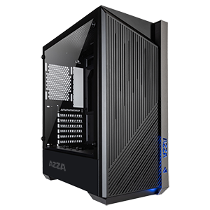 AZZA CASE VC20-1709 MID ATX, Micro ATX, ITX 2x USB 2.0 1xMIC 1x HD AUDIO CON FUE - AZZA