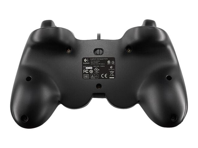 LOGITECH GAMEPAD F310  CON CABLE NEGRO - PC Connection