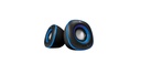 XTECH CORNETAS SPEKTER ALAMBRICAS ESTEREO 2.0 MULTIMEDIA  6W USB 5V NEGRO CON AZ - Pana Compu
