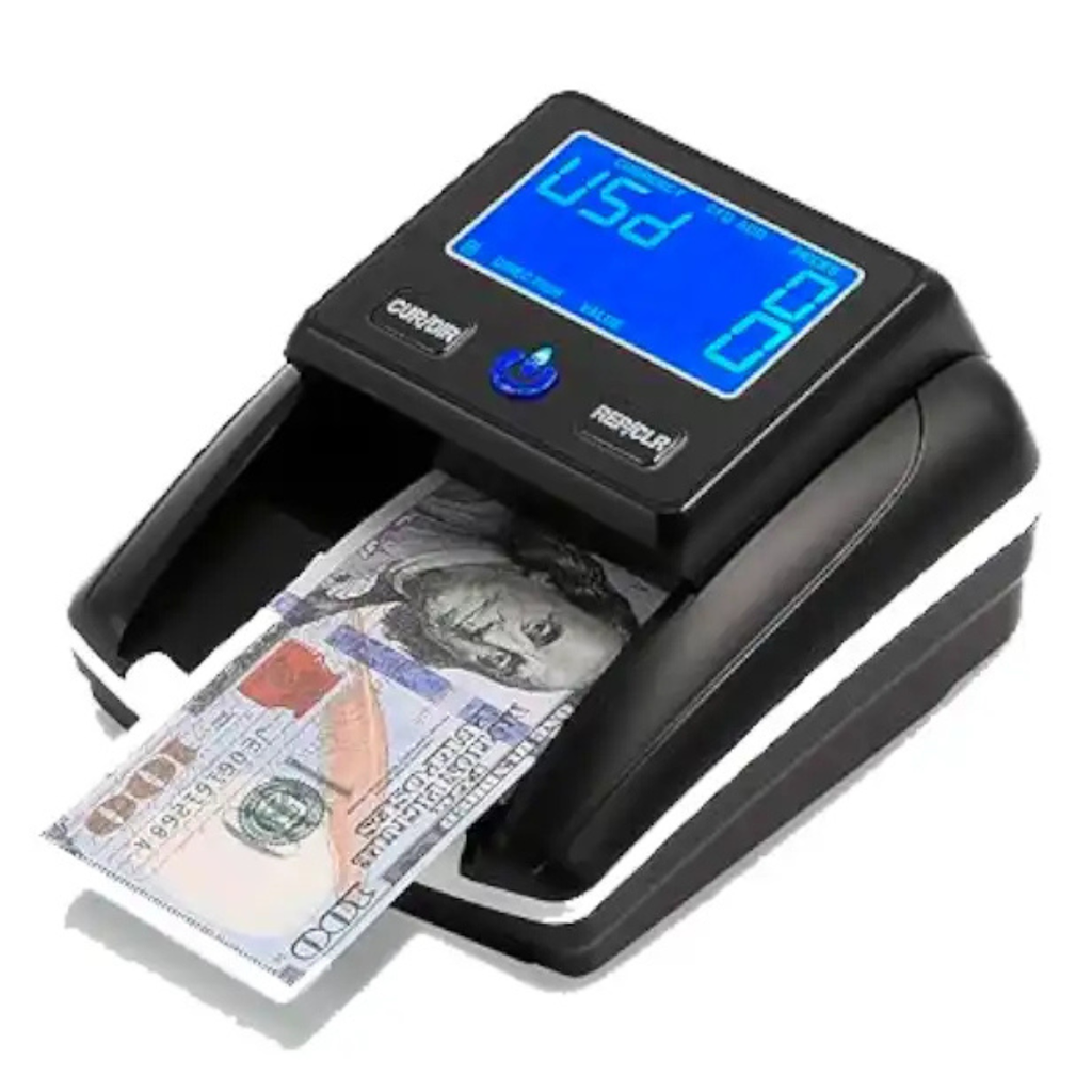 DETECTOR DE BILLETES FALSOS DETE GENE BANK NOTE KT-318 - MB Technology Import
