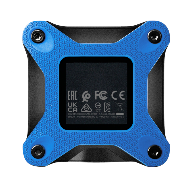 ADATA DISCO DURO DE ESTADO SOLIDO EXTERNO SD620 1TB USB 3.2 GEN2 550 MB/s AZUL - AO Data Cloud