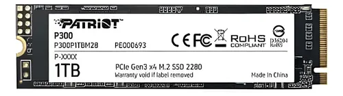 PATRIOT DISCO DURO DE ESTADO SOLIDO M.2 1TB PCIe Gen 3 x 4 NVMe - Mercado Libre