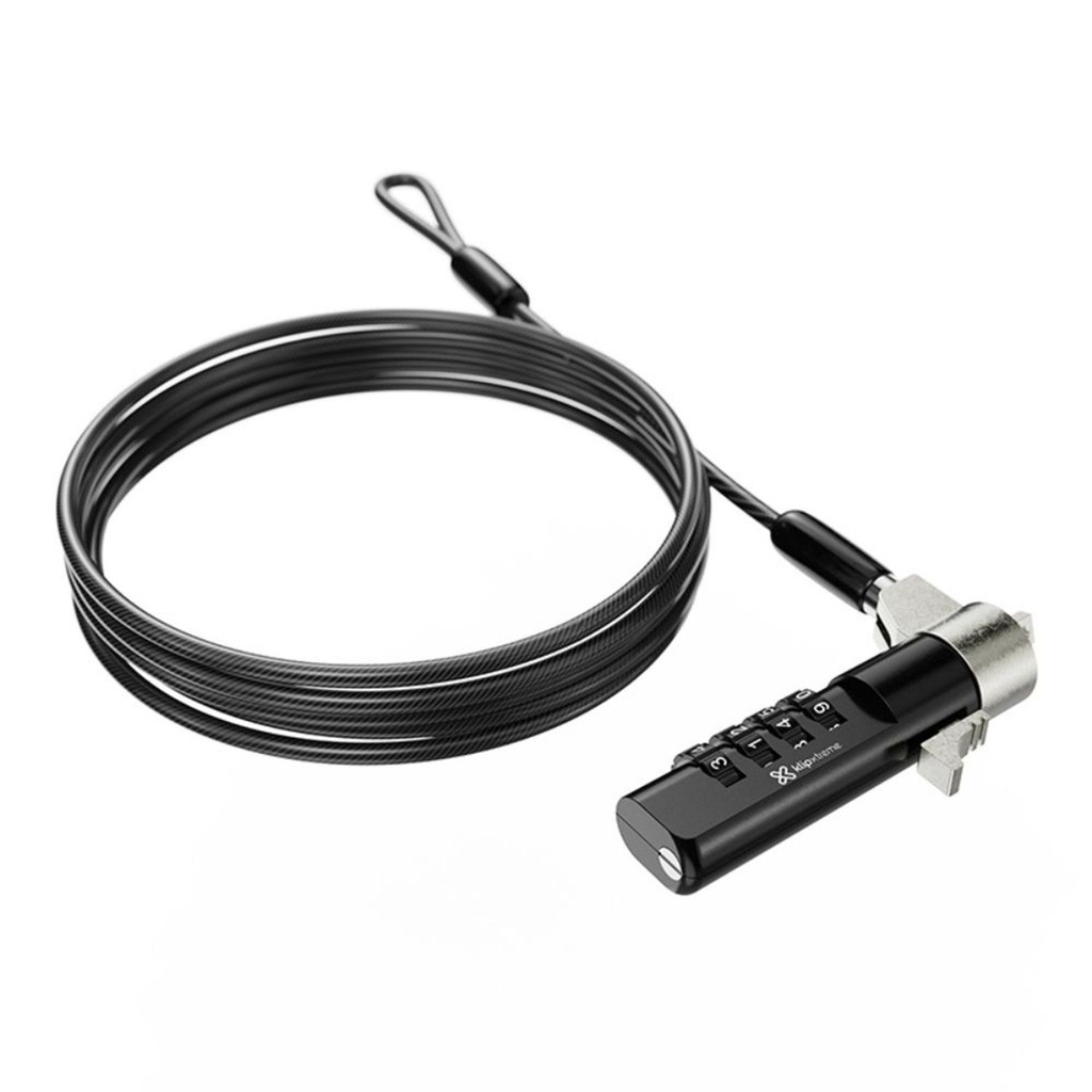 KLIPXTREME GUAYA DE SEGURIDAD CON COMBINACION PARA LAPTOP BARRA KASTANDARD Y BAR - Falabella