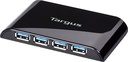 TARGUS HUB  3.0 4-PUERTOS USB CON ADAPTADOR DE CORRIENTE DE 4A - Office Depot