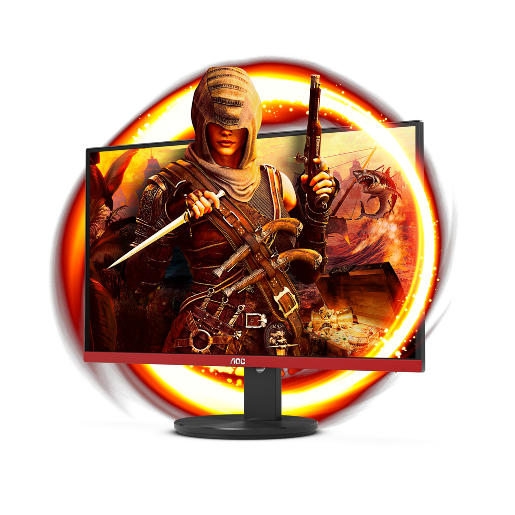 AOC MONITOR A 23.8" GAMING G2490VX FREESYNC PREMIUM/ FULL HD/ 1920x1080/ 144Hz/ HDMI-DP/ NEGRO - AOC