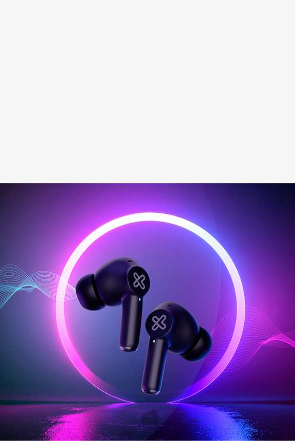 KLIPXTREME AUDIFONOS INALAMBRICOS EDGE BUDS INTRAURAL ANC TWS IPX4  GRAY (KTE-755GR) - Klip Xtreme