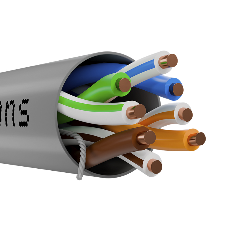 NEXXT BOBINA DE CABLE BLINDADO 1 PAR 305M 18AWG FPLR PVC ROJO (NFC-18FRR) - Nexxtsolutions