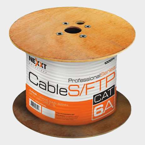 NEXXT BOBINA DE CABLE NO BLINDADO 1 PAR 305M 18AWG FPLR PVC ROJO (NFC-18URR) - Comdiel Ltda.