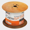 NEXXT BOBINA DE CABLE NO BLINDADO 1 PAR 305M 18AWG FPLR PVC ROJO (NFC-18URR) - Comdiel Ltda.
