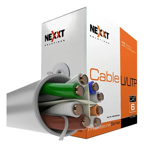 NEXXT BOBINA DE CABLE NO BLINDADO 1 PAR 305M 18AWG FPLR PVC ROJO (NFC-18URR) - Mercado Libre Ecuador