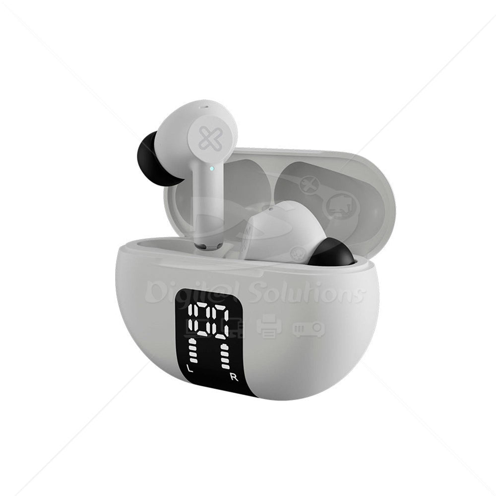 KLIPXTREME AUDIFONOS INALAMBRICOS EDGE BUDS INTRAURAL ANC TWS IPX4  WHITE (KTE-755WH) - Digital Solutions