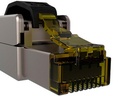NEXXT CONECTOR MODULAR BLINDADO CAT.6A  RJ45 10000MBPS (NXM-STS00) - PCEL