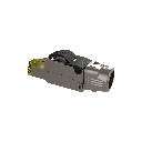 NEXXT CONECTOR MODULAR BLINDADO CAT.6A  RJ45 10000MBPS (NXM-STS00) - PCMATPLUS.com