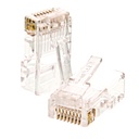 NEXXT CONECTOR MODULAR CAT.5E  RJ45 100MBPS PAQUETE DE 100 UNIDADES (AW102NXT01) - Nexxtsolutions