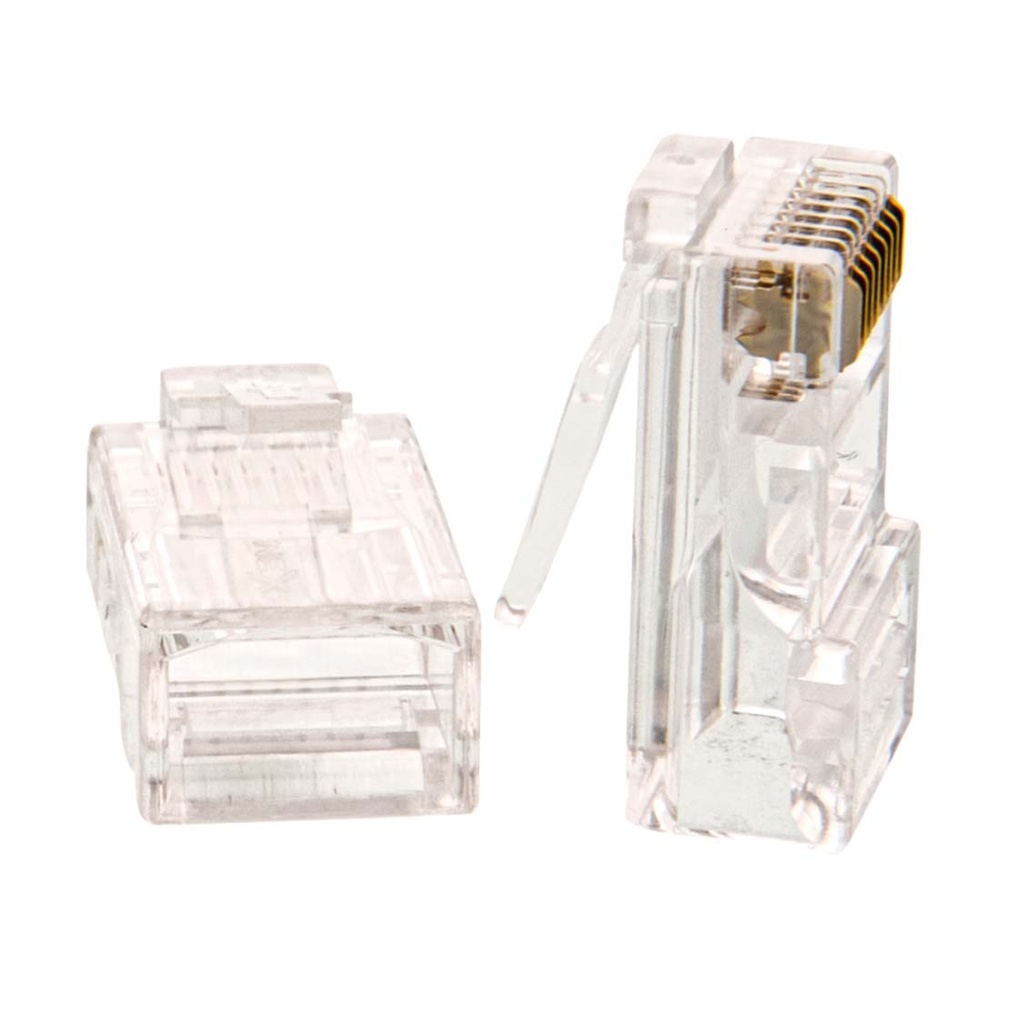 NEXXT CONECTOR MODULAR CAT.5E  RJ45 100MBPS PAQUETE DE 100 UNIDADES (AW102NXT01) - Nexxtsolutions