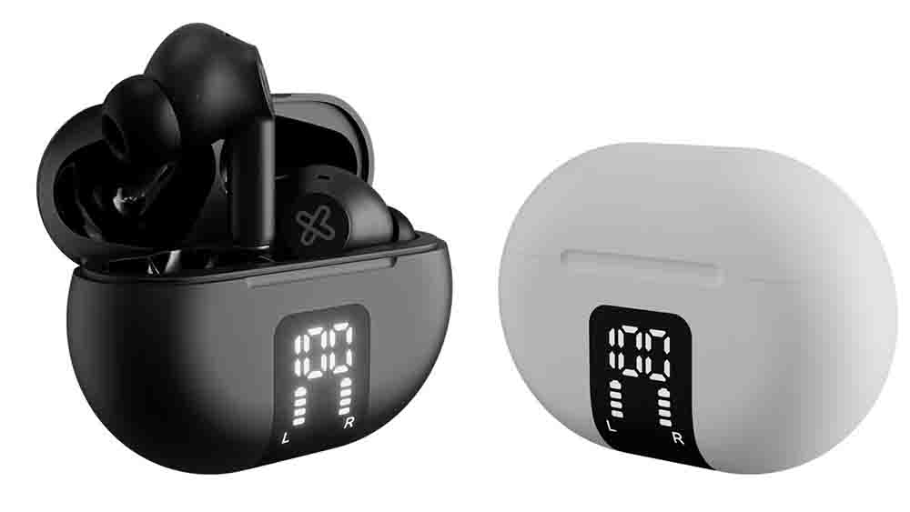 KLIPXTREME AUDIFONOS INALAMBRICOS EDGE BUDS INTRAURAL ANC TWS IPX4  WHITE (KTE-755WH) - TecnoTV