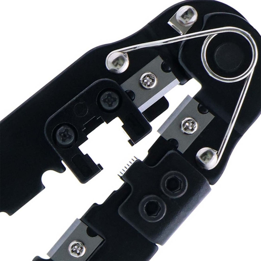 NEXXT CRIMPEADORA TENAZA METALICA MODULAR CON PRENSA TERMINAL PRO-3S PARA RJ45 - Nexxtsolutions