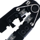 NEXXT CRIMPEADORA TENAZA METALICA MODULAR CON PRENSA TERMINAL PRO-3S PARA RJ45 - Nexxtsolutions