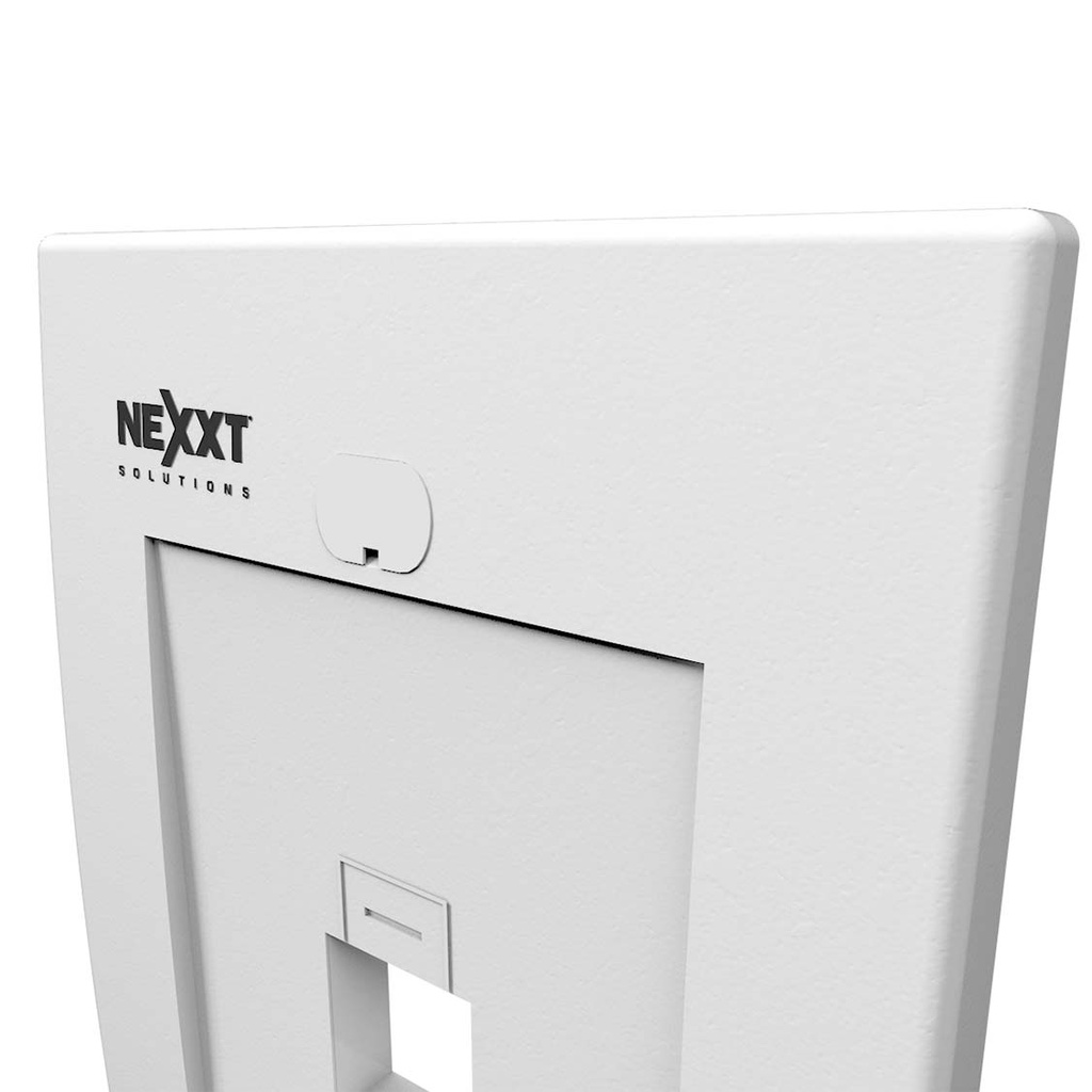 NEXXT FACE PLATE 2 HUECOS PLACA DE PARED PARACONECTORES KEYSTON 2 PTOS BLANCO (A - Nexxt Solutions