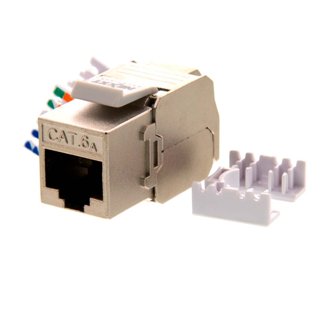 NEXXT KEYSTONE JACK CAT6A SIN BLINDAJE GRIS - Nexxtsolutions