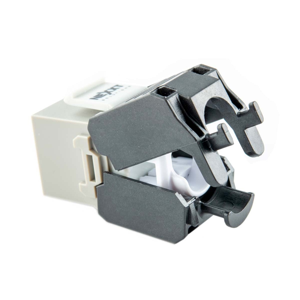 NEXXT KEYSTONE JACK CAT6A SIN BLINDAJE GRIS - Convermatix