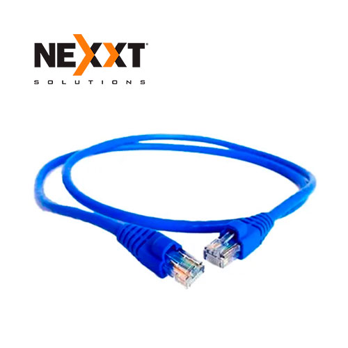 NEXXT PATCH CORD  UTP CAT.6  MULTIFILAR 24AWG 10FT CM AZUL (AB361NXT24) - TECNIT