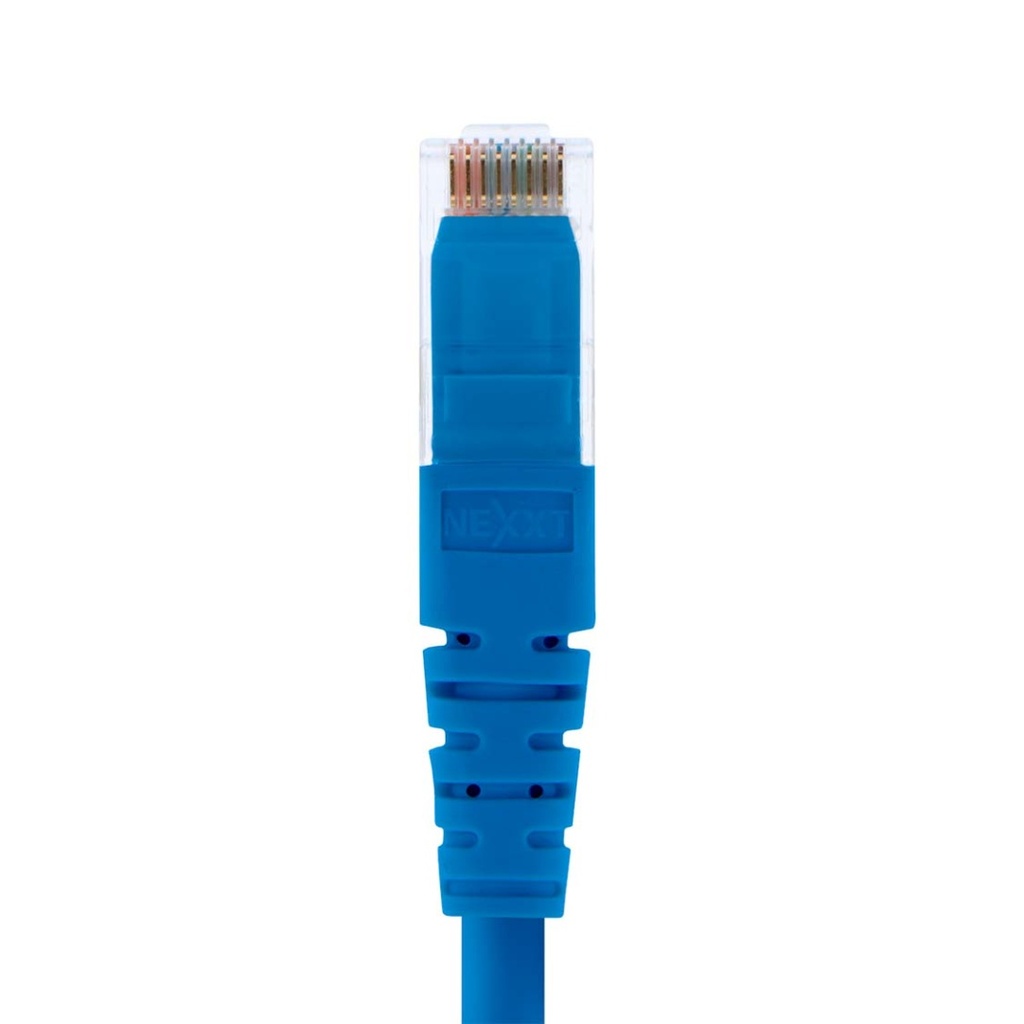 NEXXT PATCH CORD  UTP CAT.6 MULTIFILAR 24AWG 1FT CM AZUL (PCGPCC6CM01BL) - PALSER
