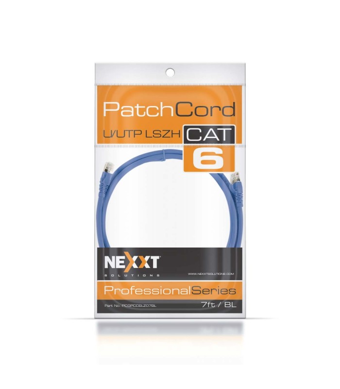 NEXXT PATCH CORD UTP CAT.6 MULTIFILAR 24AWG LSZH 3M/10F GRIS (PCGPCC6LZ10GR) - HelpComp