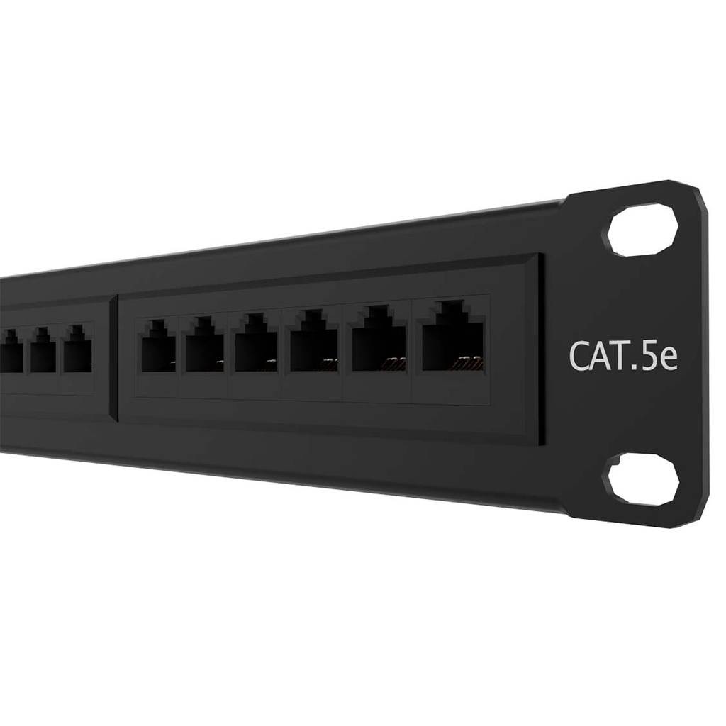 NEXXT PATCH PANEL PARA RACK CAT.5E 24 PUERTOS (AW190NXT06) - Nexxtsolutions
