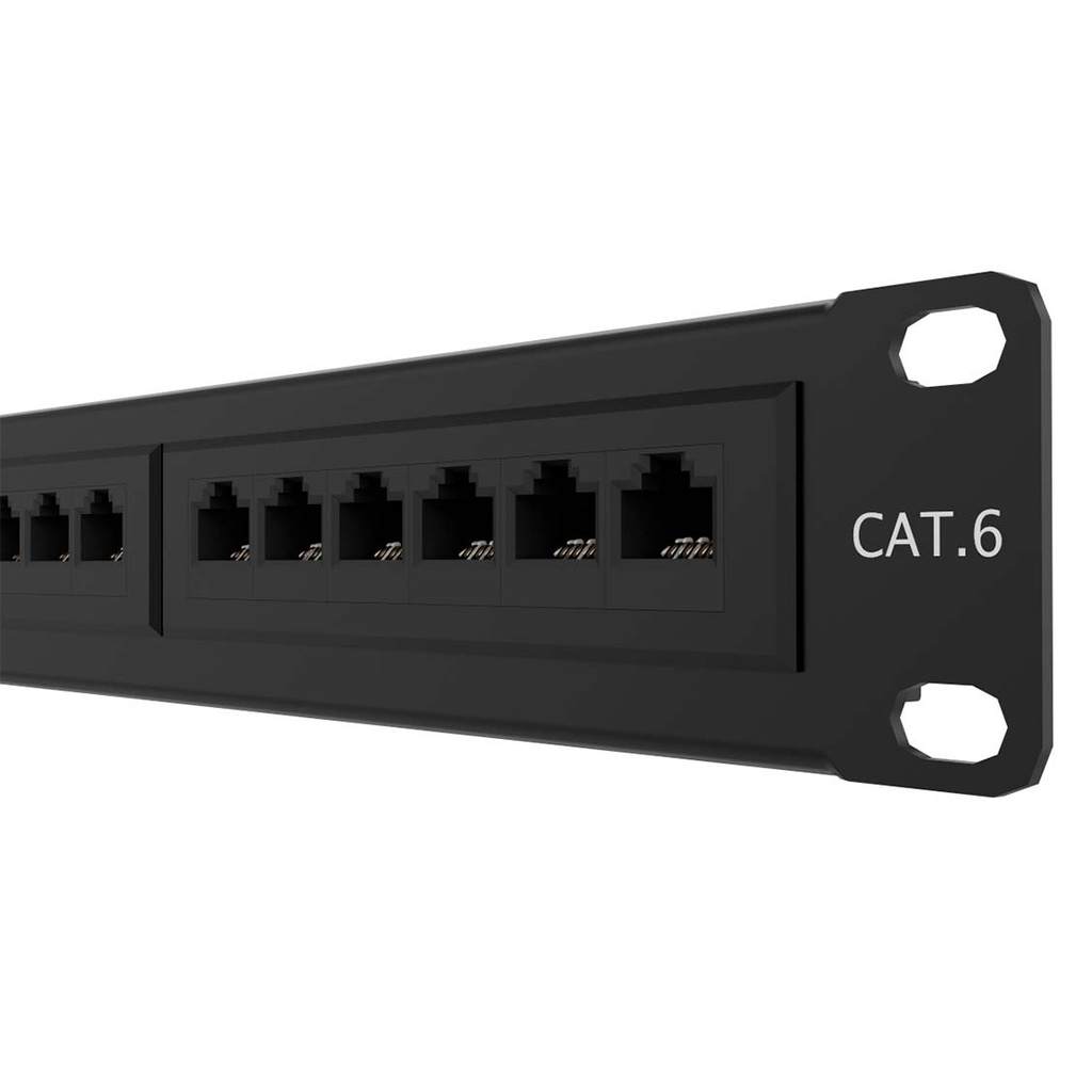 NEXXT PATCH PANEL U/UTP PARA RACK CAT6 4 PARES 24 PUERTOS - Nexxtsolutions