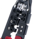 NEXXT TENAZA CRIMPEADORA MODULAR CON PRENSA TERMINAL RJ45/8P8C, RJ12/6P6C, RJ11/ - Nexxt Solutions