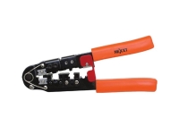 NEXXT TENAZA CRIMPEADORA MODULAR CON PRENSA TERMINAL RJ45/8P8C, RJ12/6P6C, RJ11/ - Intcomex