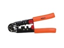 NEXXT TENAZA CRIMPEADORA MODULAR CON PRENSA TERMINAL RJ45/8P8C, RJ12/6P6C, RJ11/ - Intcomex
