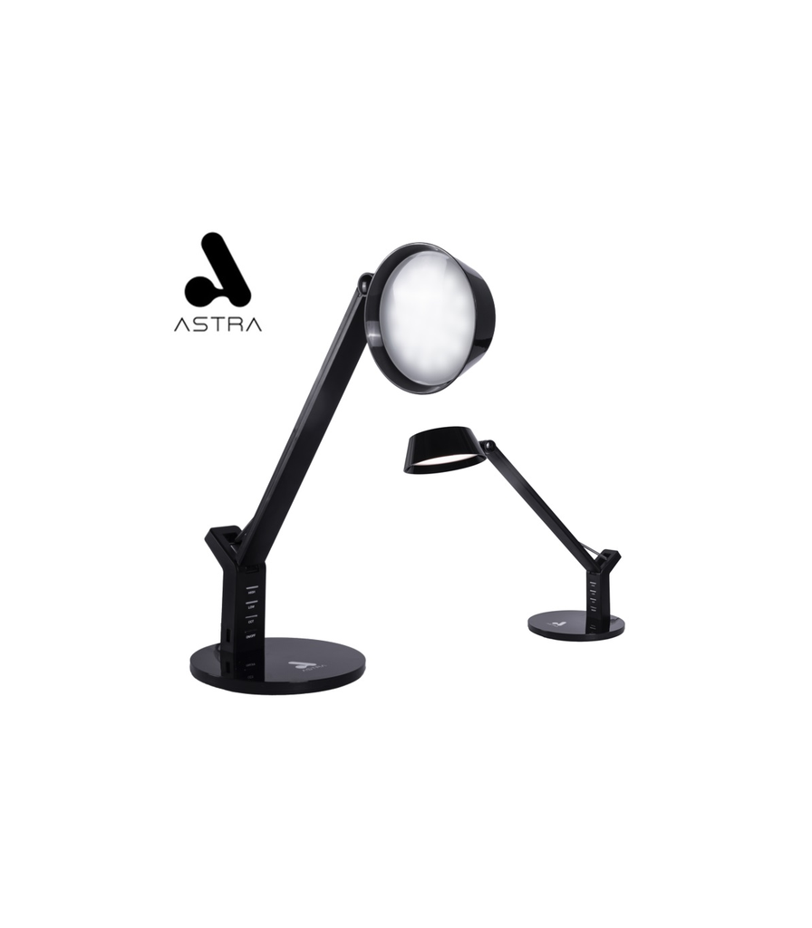 ASTRA LAMPARA LED DE ESCRITORIO CON PUERTO DE CARGA USB NEGRA - Electronica.com.ve