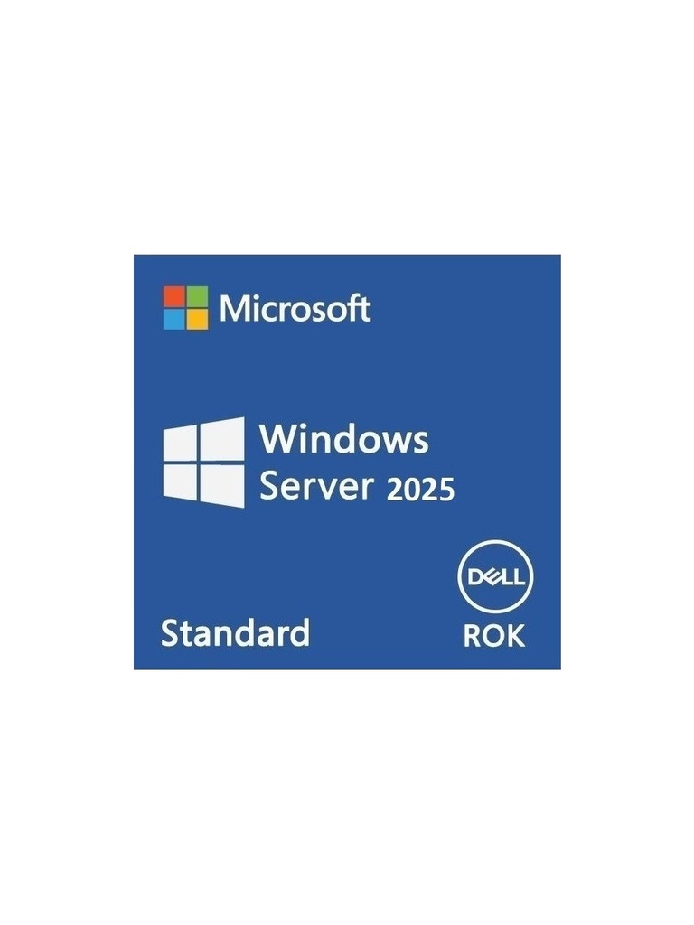 DELL LICENCIA WINDOWS SERVER 2025 STD ROK LICS 16CORE (634-CVFM) - itstore.com.tr