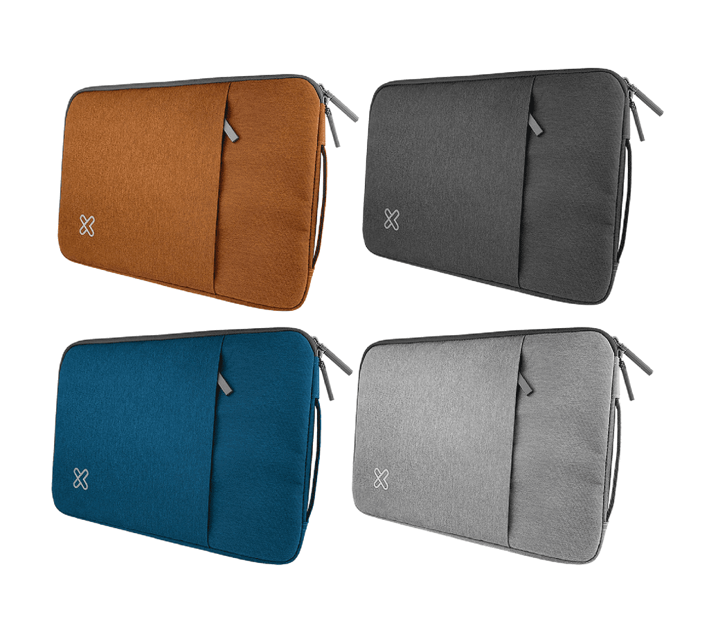 KLIPXTREME FUNDA PARA LAPTOP SQUAREPRO CON ASA 15.6"  AZUL - proinfo