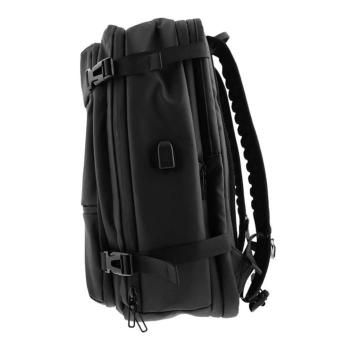 KLIPXTREME MORRAL NOMADA 2 EN 1 PARA LAPTOP Y VIAJE USB CANDADO NEGRO  (KNB-950) - Pacifiko.com
