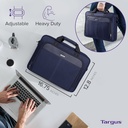 TARGUS MALETIN CLASICO DELGADO PARA LAPTOP 15" A 16" AZUL - Targus
