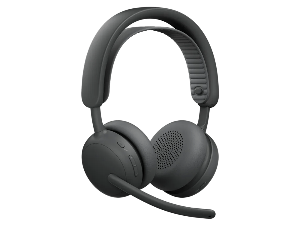 LOGITECH AUDIFONOS 2 ES INALAMBRICOS ANC  BLUETOOTH CON MICROFONO GRAPHITE - Centre Com