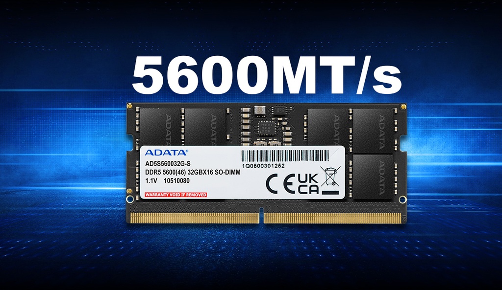 ADATA MEMORIA 32GB DDR5 SODIMM MODULO 5600 MT/s - Adata