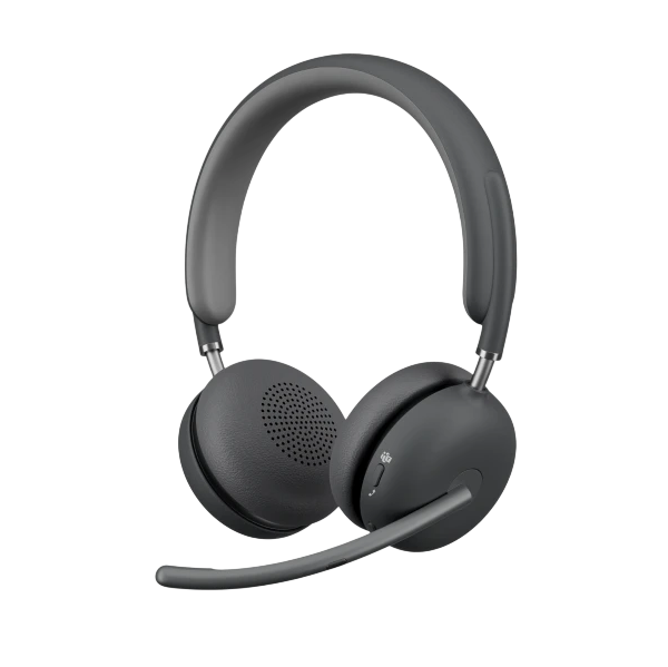 LOGITECH AUDIFONOS 2 ES INALAMBRICOS ANC  BLUETOOTH CON MICROFONO GRAPHITE - Invid