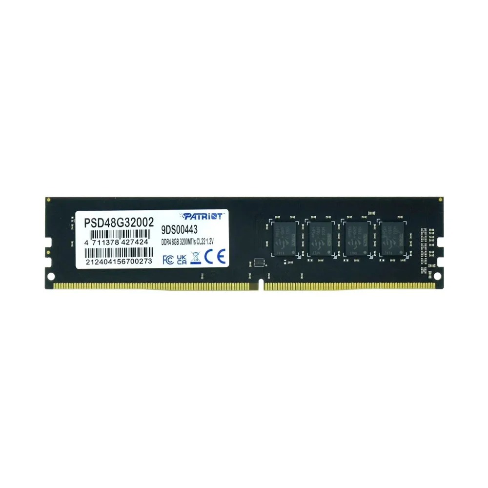 PATRIOT MEMORIA 8GB DDR4 SODIMM 3200MHz - Tek Distribuidor