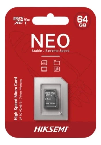HIKSEMI TARJETA MICRO SDXC 256GB CLASE 10  NEO C/ADAPTADOR - Latinafy