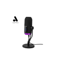 ASTRA MICROFONO AURA RGB CONEXIÓN XLR USB C NEGRO REDUCCION DE RUIDO - Electronica.com.ve