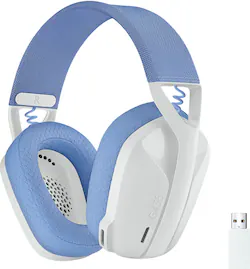 LOGITECH AUDIFONOS G435 GAMING INALAMBRICO CON MICROFONO LIGHTSPEED  BLANCO Y LILA - Best Buy